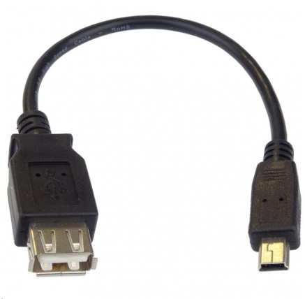 PREMIUMCORD USB redukce kabel USB A/female - Mini 5pin USB/male 20cm OTG PREMIUMCORD USB redukce kabel USB A/female - Mini 5pin USB/male 20cm OTG