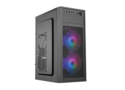 EUROCASE skříň ML N6-530B, Midi Tower, 1xUSB-C, 2xUSB 3.0, 2x audio, bez zdroje