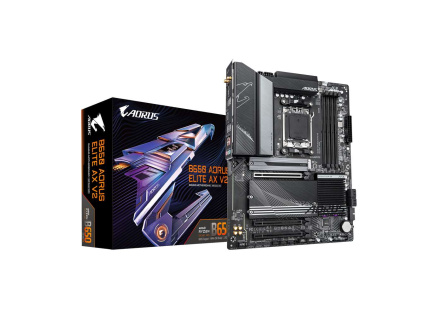 GIGABYTE MB Sc AM5 B650 AORUS ELITE AX V2, AMD B650, 4xDDR5, 1xDP, 1xHDMI, WI-FI