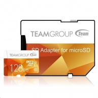 TEAM MicroSDXC karta 128GB Color Card UHS-I U1 + SD adapter