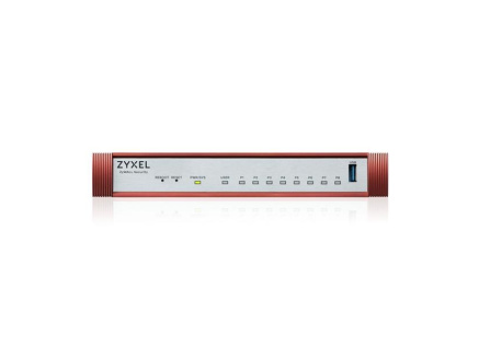 Zyxel USG FLEX100HP Series, 7 Gigabit user-definable ports, 1*1G PoE+, 1*USB (device only)
