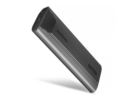 AXAGON EEM2-GTS2, USB-C 10Gbps - M.2 NVMe & SATA SSD kovový THIN box, bezšroubkový AXAGON EEM2-GTS2, USB-C 10Gbps - M.2 NVMe & SATA SSD kovový THIN box, bezšroubkový