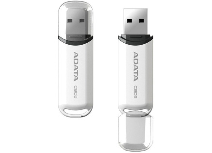 ADATA Flash Disk 32GB C906, USB 2.0 Classic, bílá