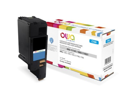 OWA Armor toner pro DELL 1250, 1350, 1355, C1760, C1765, 1400   Stran, 593-11141, modrá/cyan