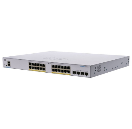 Cisco switch CBS250-24FP-4X (24xGbE,4xSFP+,24xPoE+,370W) - REFRESH