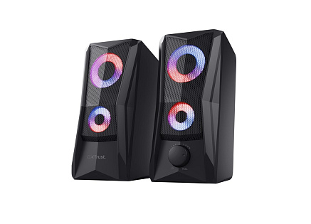 TRUST reproduktory GXT 606 Javv RGB-Illuminated 2.0 Speaker Set, černá