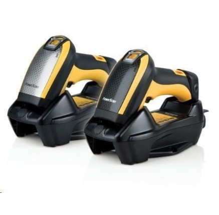 Datalogic PM9100, 1D, multi-IF, kit (USB), RB, black, žlutá