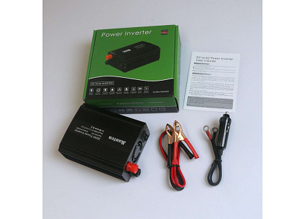 EUROCASE měnič napětí DC/AC 12V/230V, 300W, USB