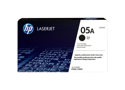 HP 05A Black LJ Toner Cart, CE505A (2,300 pages)