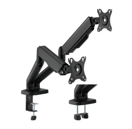 Držák monitoru Brateck LDT46-C024E dvě ramena vedle sebe mechanická pružina