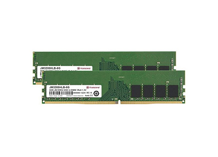 TRANSCEND DIMM DDR4 16GB (Kit of 2) 3200Mhz 1Rx8 1Gx8 CL22 1.2V TRANSCEND DIMM DDR4 16GB (Kit of 2) 3200Mhz 1Rx8 1Gx8 CL22 1.2V