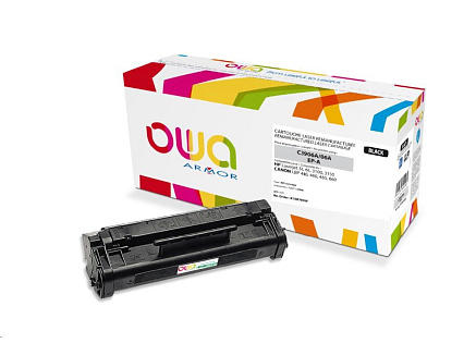 OWA Armor toner pro HP Laserjet 5L, 6L, 3100, 3150, 2500 Stran, C3906A, černá/black