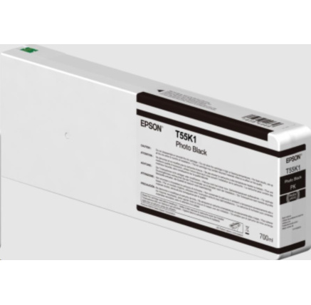 EPSON ink Singlepack Photo Black T55K100 UltraChrome HDX/HD 700ml EPSON ink Singlepack Photo Black T55K100 UltraChrome HDX/HD 700ml