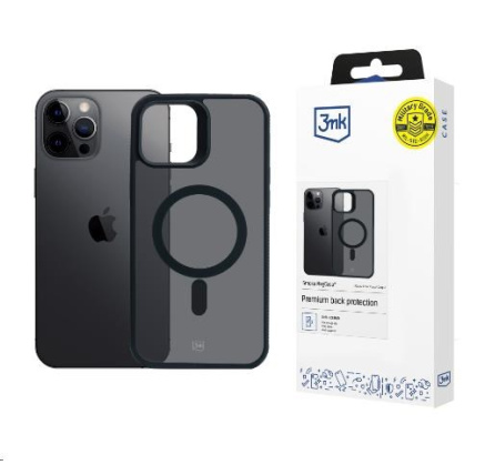 3mk ochranný kryt Smoke MagCase pro Apple iPhone 12 Pro Max 3mk ochranný kryt Smoke MagCase pro Apple iPhone 12 Pro Max