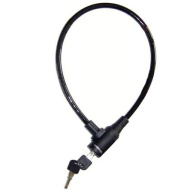 Master Lock Ocelové lanko na kolo  8269EURDPRO_65cm, černé