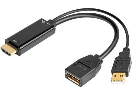PREMIUMCORD adaptér HDMI to DisplayPort s napájením