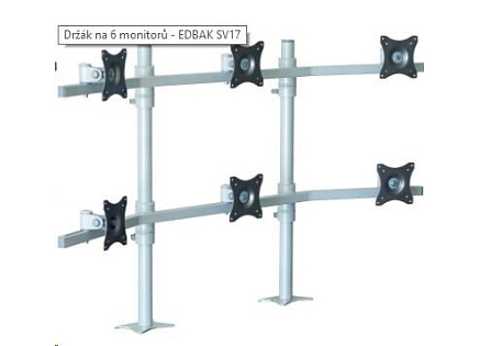 Držák na 6 monitorů - EDBAK SV17