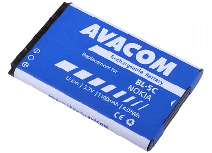 AVACOM baterie do mobilu Nokia 6230, N70, Li-Ion 3,7V 1100mAh (náhrada BL-5C)