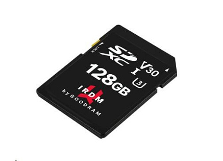 GOODRAM SDXC karta 128GB IRDM (R:100/W:70 MB/s) UHS-I U3 GOODRAM SDXC karta 128GB IRDM (R:100/W:70 MB/s) UHS-I U3