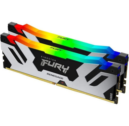 KINGSTON DIMM DDR5 96GB (Kit of 2) 6400MT/s CL32 FURY Renegade RGB XMP