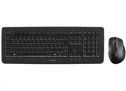 CHERRY set klávesnice + myš DW 5100, bezdrátová, USB, CZ+SK layout, černá CHERRY set klávesnice + myš DW 5100, bezdrátová, USB, CZ+SK layout, černá