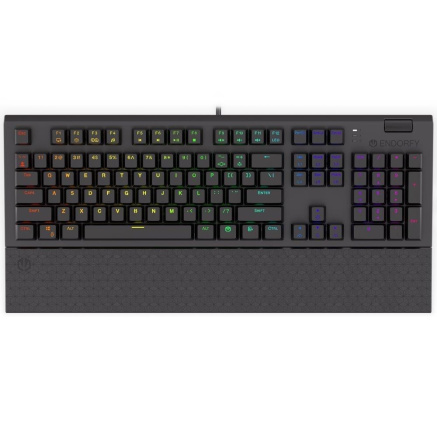Endorfy herní klávesnice Omnis Kaihl BR RGB / USB / brown switch / drátová /mechanická/US layout/černá RGB