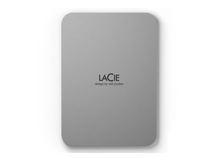 SEAGATE Externí HDD 2TB Lacie Mobile Drive, USB-C, Stříbrná