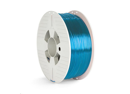 VERBATIM 3D Printer Filament PET-G 1.75mm, 327m, 1kg blue transparent