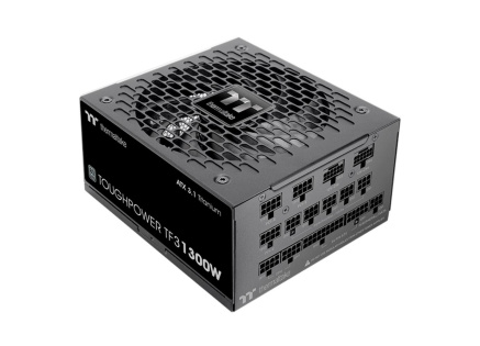 THERMALTAKE zdroj 1300W Toughpower TF3, 140mm, Plně modulární, 80+ Titanium, černá