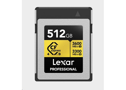 Lexar CFexpress 4.0 Pro Gold R3600/W3300 512GB