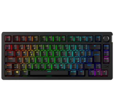 HyperX Top Plates Alloy Rise 75 NVB - horní deska, bílá