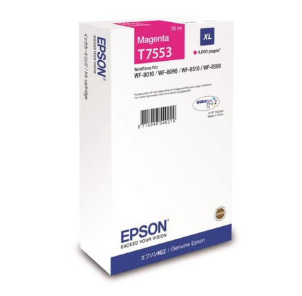 EPSON Ink bar WF-8xxx Series Ink Cartridge XL Magenta - (7.000 str.) (39 ml) EPSON Ink bar WF-8xxx Series Ink Cartridge XL Magenta - (7.000 str.) (39 ml)