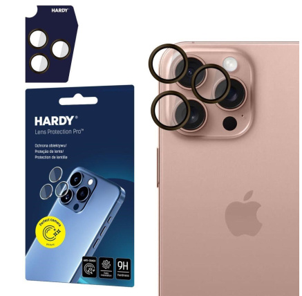 3mk Hardy Lens Protection Pro pro iPhone 16 Pro /16 Pro Max Brown 3mk Hardy Lens Protection Pro pro iPhone 16 Pro /16 Pro Max Brown