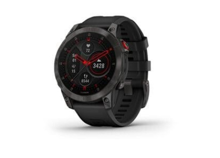 Garmin epix Sapphire, Titan Black/ Black Silicone Band Garmin epix Sapphire, Titan Black/ Black Silicone Band
