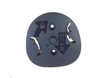 Zebra locking mount, black Zebra locking mount, black