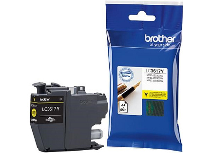 BROTHER INK LC-3617Y žlutý, yellow - 550stran, J2330, J3530, J3930