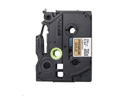 BROTHER TZe-PR851- kazeta TZ šířky 24mm, laminovaná TZe-PR851 PREMIUM GOLD / zlatá páska / černá písmo