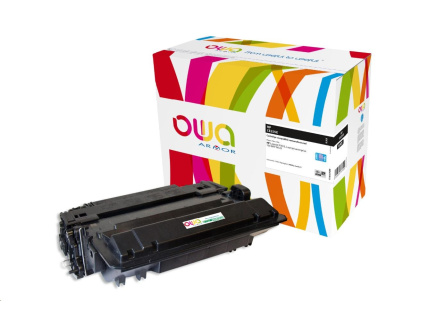 OWA Armor toner pro HP Laserjet P3015 JUMBO, 24000 stran, CE255X, černá/black