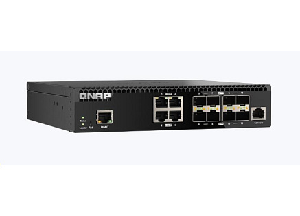 QNAP switch QSW-M3212R-8S4T (8xSFP+,4x10GbE)