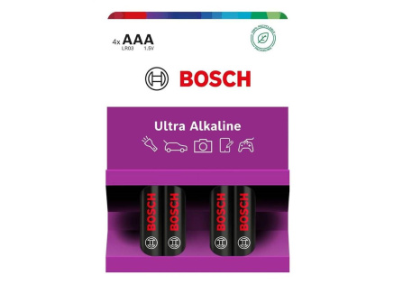 Bosch LR03UA4B/00 Ultra Alkaline (Blistr 4 ks)