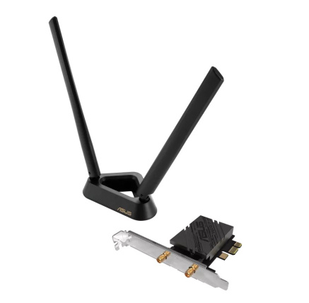 ASUS WiFi Adaptér PCIe PCE-BE92BT, Wi-Fi 7 Adapter Card, Bluetooth 5.4 ASUS WiFi Adaptér PCIe PCE-BE92BT, Wi-Fi 7 Adapter Card, Bluetooth 5.4