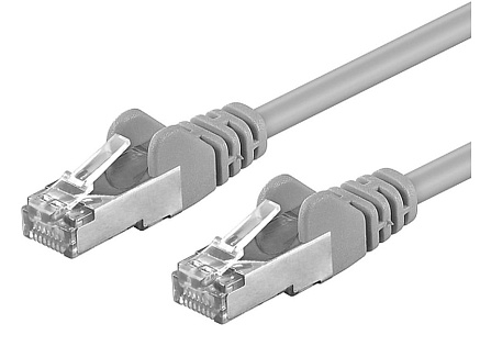 Premiumcord Patch kabel CAT 6a S-FTP,RJ45-RJ45,LSOH, AWG 26/7 0,25m šedá Premiumcord Patch kabel CAT 6a S-FTP,RJ45-RJ45,LSOH, AWG 26/7 0,25m šedá