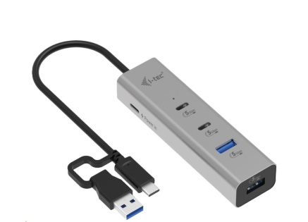 i-tec Universal Charging Metal HUB 2x USB-C + 2x USB-A Port, PD 85W