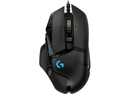 Logitech Herní myš G502 Hero, USB, Drátová USB, 16000 DPI, černá Logitech Herní myš G502 Hero, USB, Drátová USB, 16000 DPI, černá