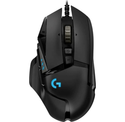 Logitech Herní myš G502 Hero, USB, Drátová USB, 16000 DPI, černá