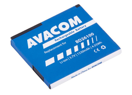 AVACOM baterie do mobilu HTC Desire HD, HTC Ace Li-Ion 3,6V 1230mAh (náhrada BD26100)
