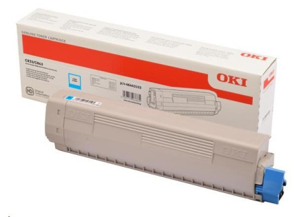 OKI Cyan toner do C833/C843 (10 000 stránek)