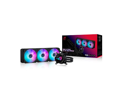ASUS vodní chladič CPU AIO ROG STRIX LC III 360 ARGB, 3x120mm, LGA1851, AM5 ASUS vodní chladič CPU AIO ROG STRIX LC III 360 ARGB, 3x120mm, LGA1851, AM5
