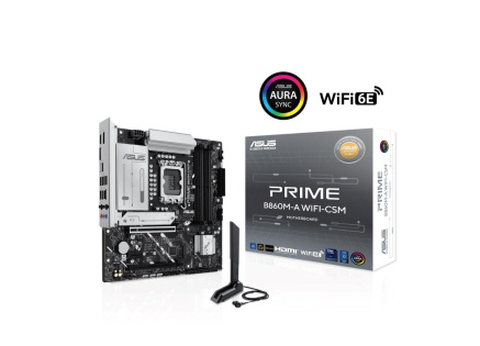 ASUS MB Sc LGA1851 PRIME B860M-A WIFI, Intel B860, 4xDDR5, 2xDP, 1xHDMI, WiFi, mATX