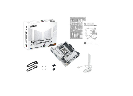 ASUS MB Sc AM5 TUF GAMING B850M-PLUS WIFI7 W, AMD B850, 4x DDR5, 1xDP1, 1xHDMI, WIFI, mATX